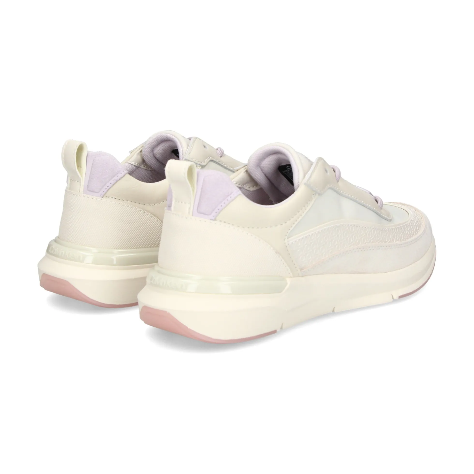 CALVIN KLEIN Zapatillas de Mujer HW0HW01581 0HF DK ECRU /