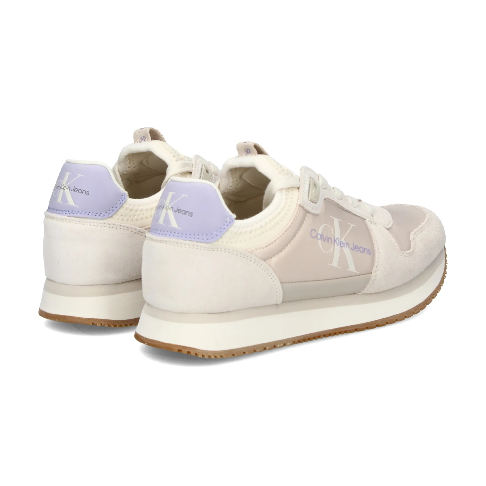 CALVIN KLEIN Zapatillas de Mujer YW0YW01238 YBI CREAMY WHIT
