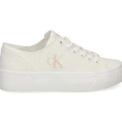 CALVIN KLEIN Zapatillas de Mujer YW0YW01763 01W TRIPLE BLAN