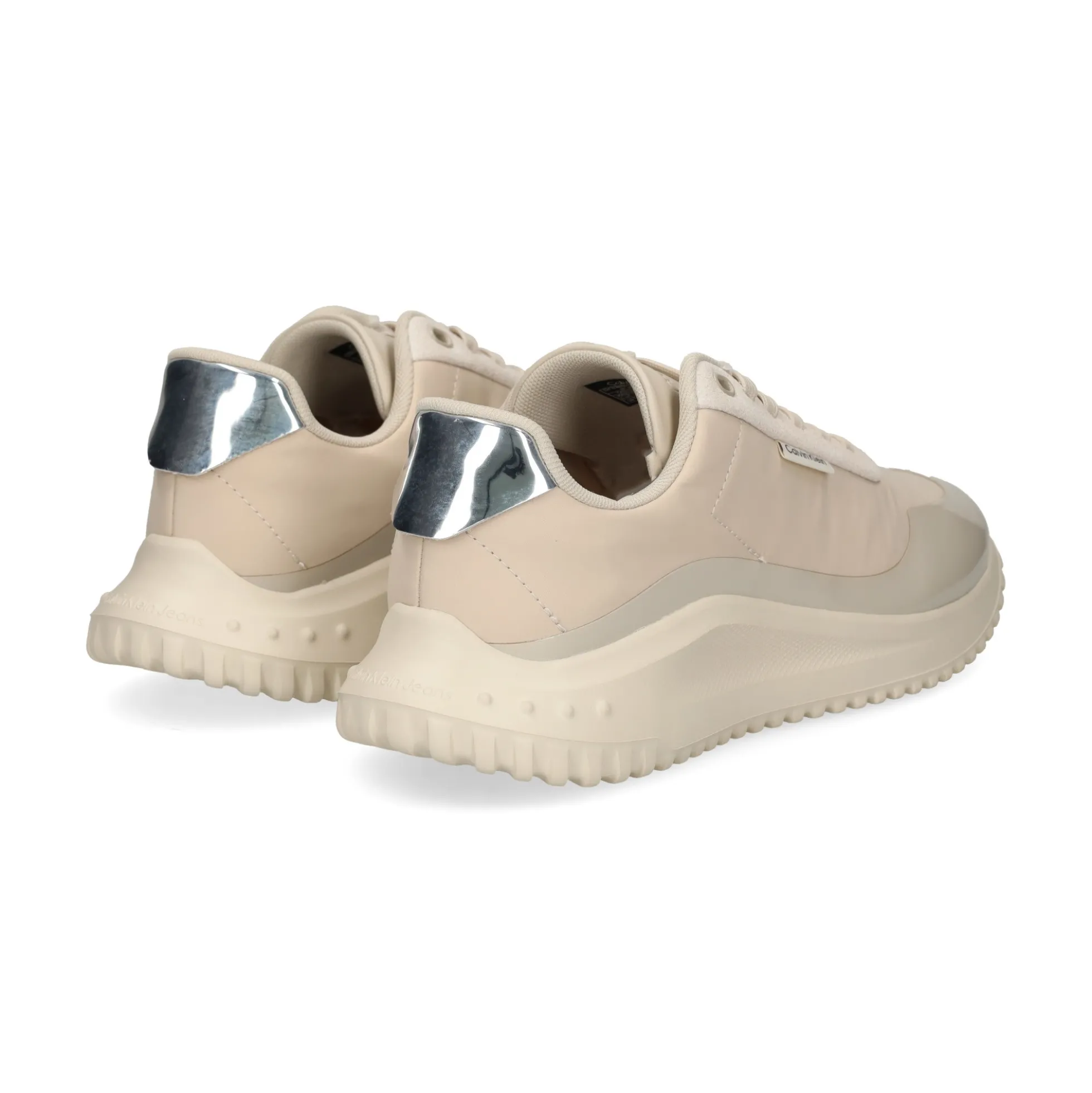 CALVIN KLEIN Zapatillas de Mujer YW0YW02016 ACE BEIGE/SILVE