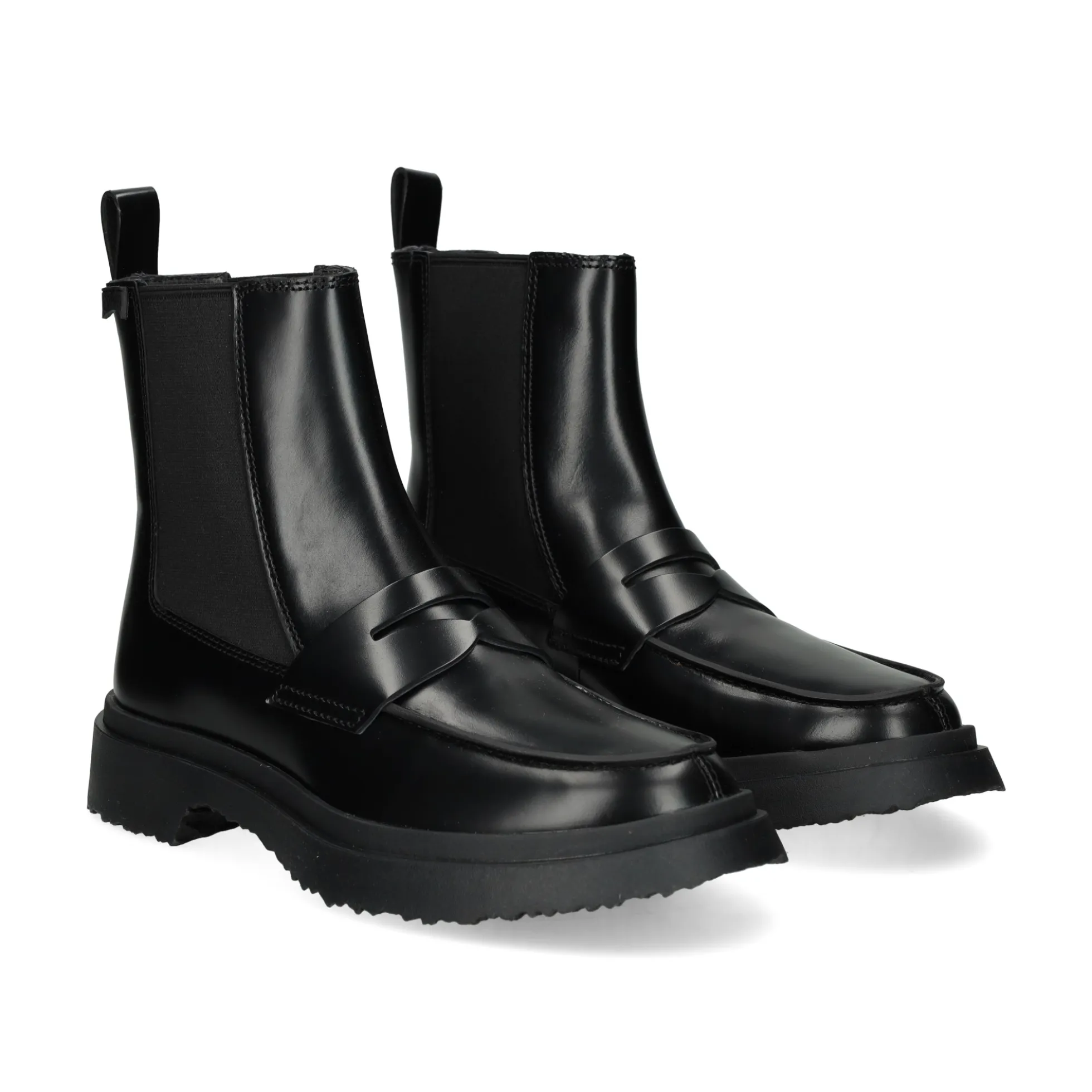 CAMPER Botines planos de Mujer K400728 001 NEGRO