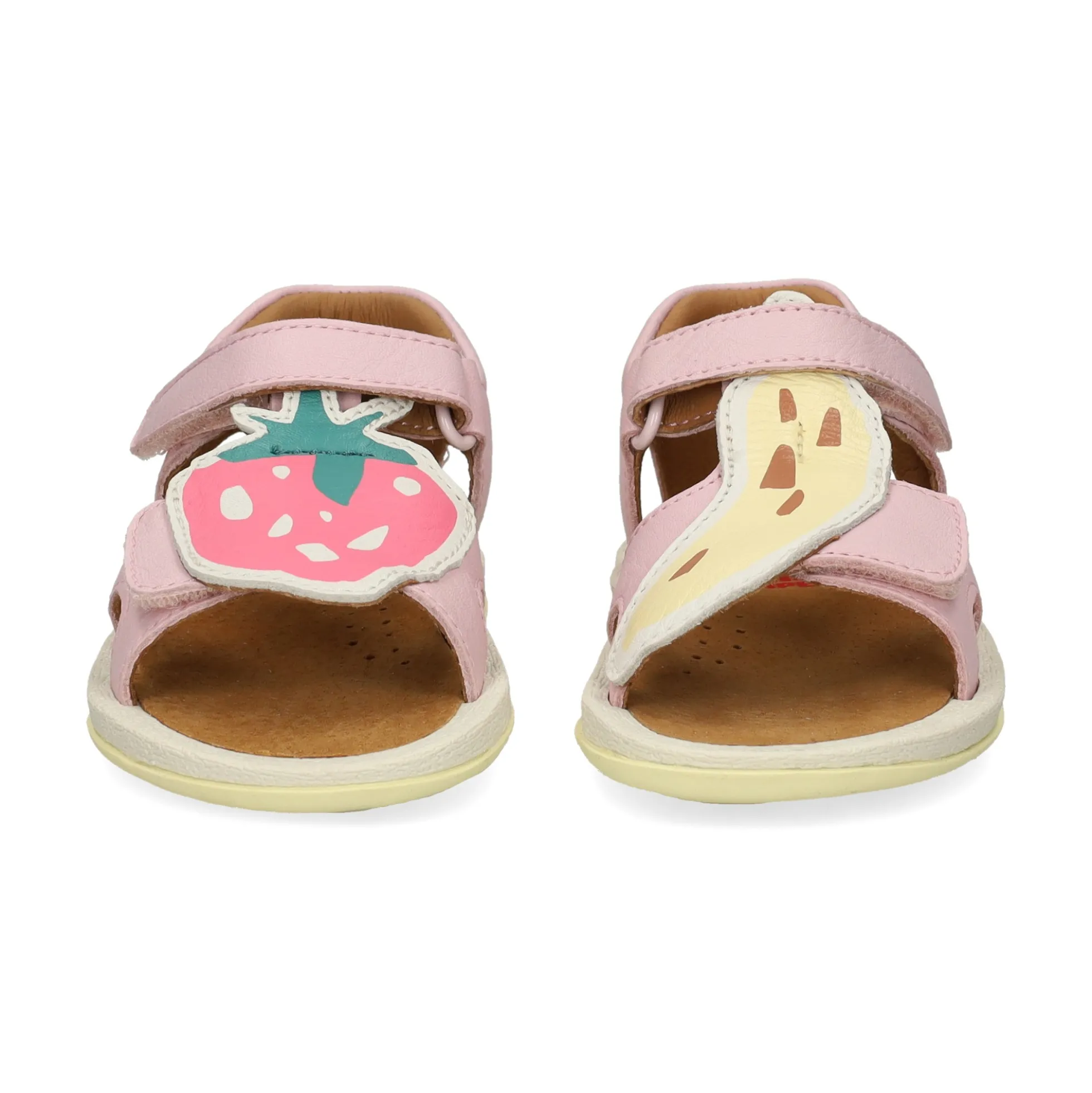 CAMPER Sandalias, chanclas y albarcas de niña K800669 002 Strawb-Bana