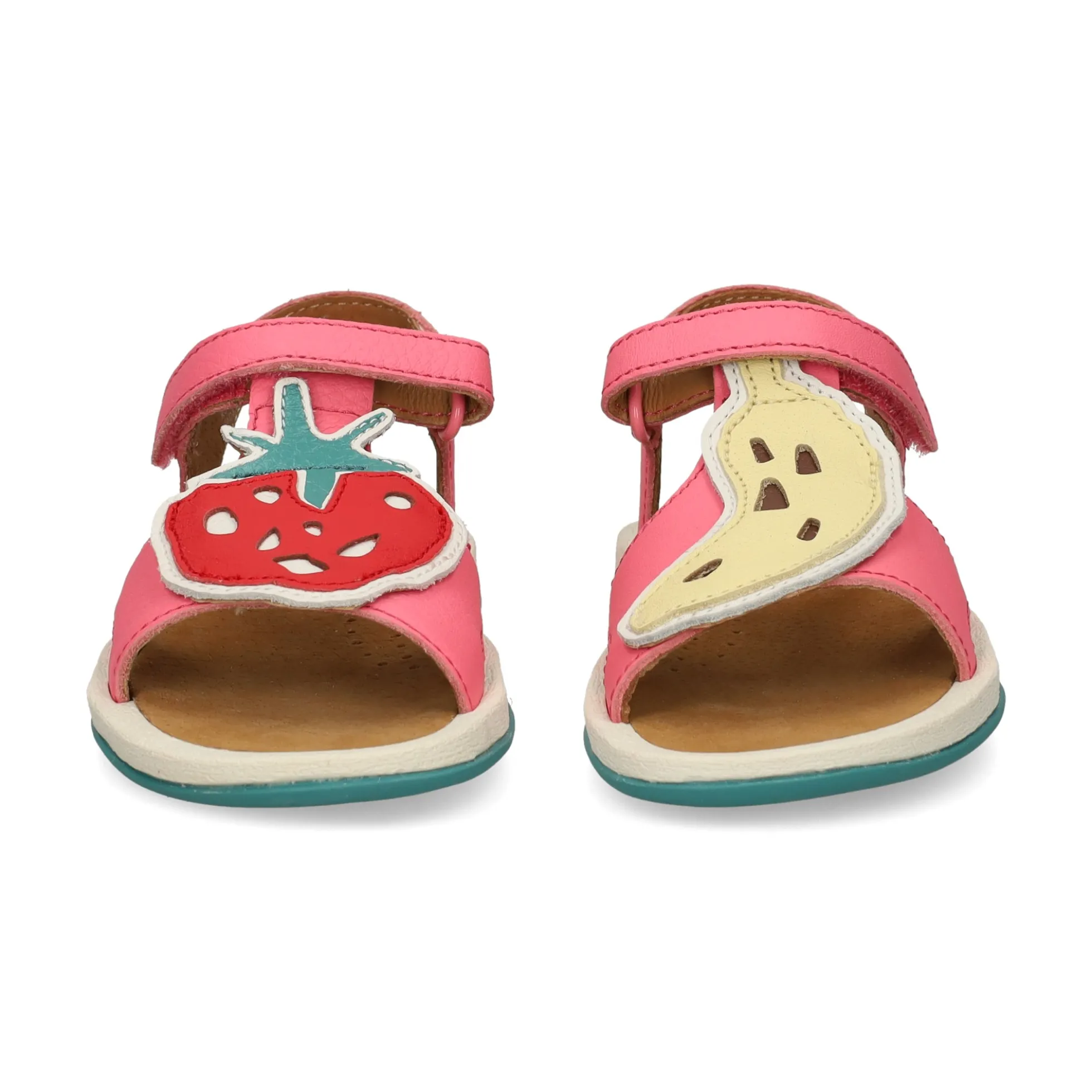 CAMPER Sandalias, chanclas y albarcas de niña K800671 002 Strawb-Bana