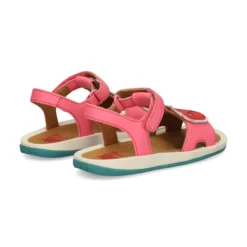 CAMPER Sandalias, chanclas y albarcas de niña K800671 002 Strawb-Bana