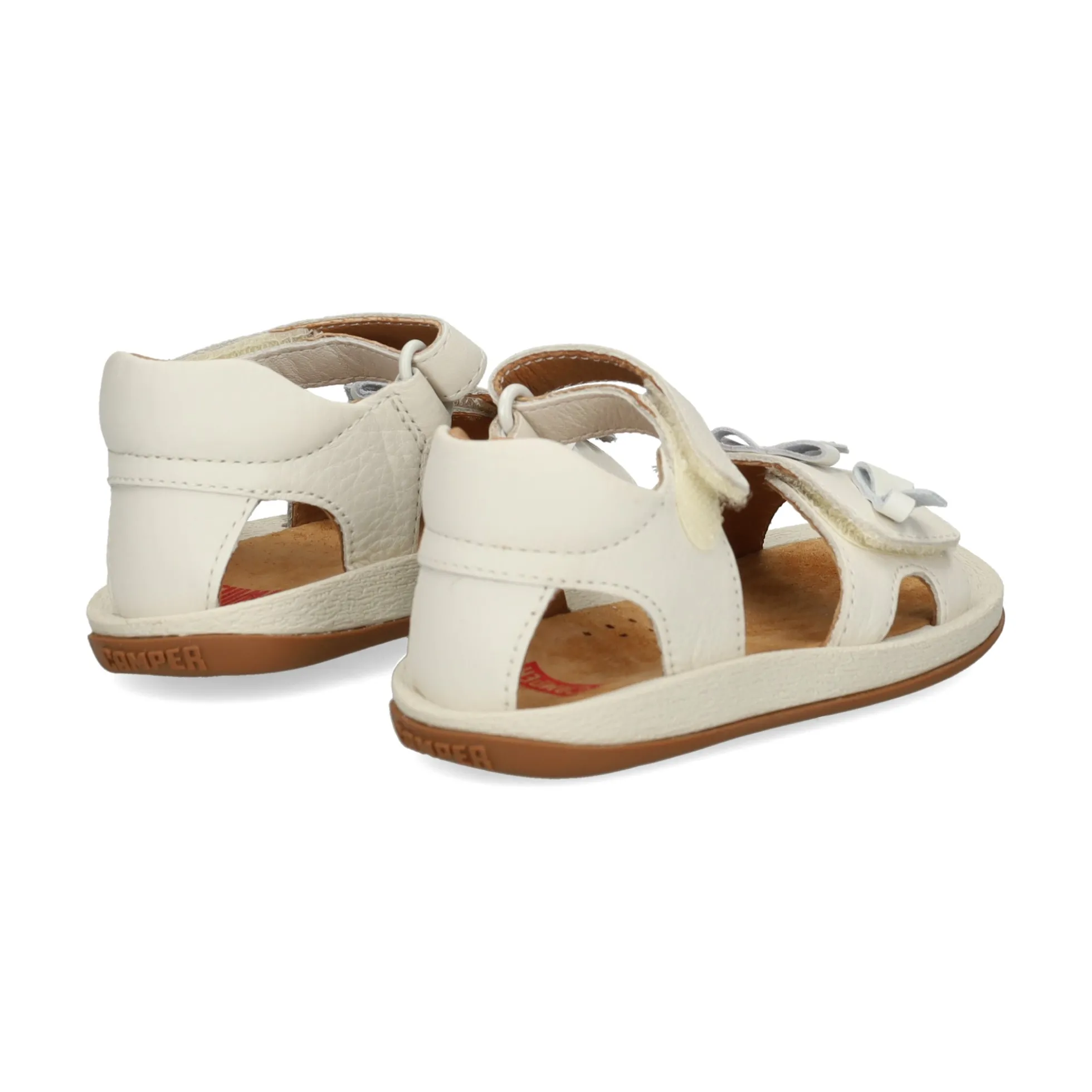 CAMPER Sandalias, chanclas y albarcas de niña K800627 001 BLANCO