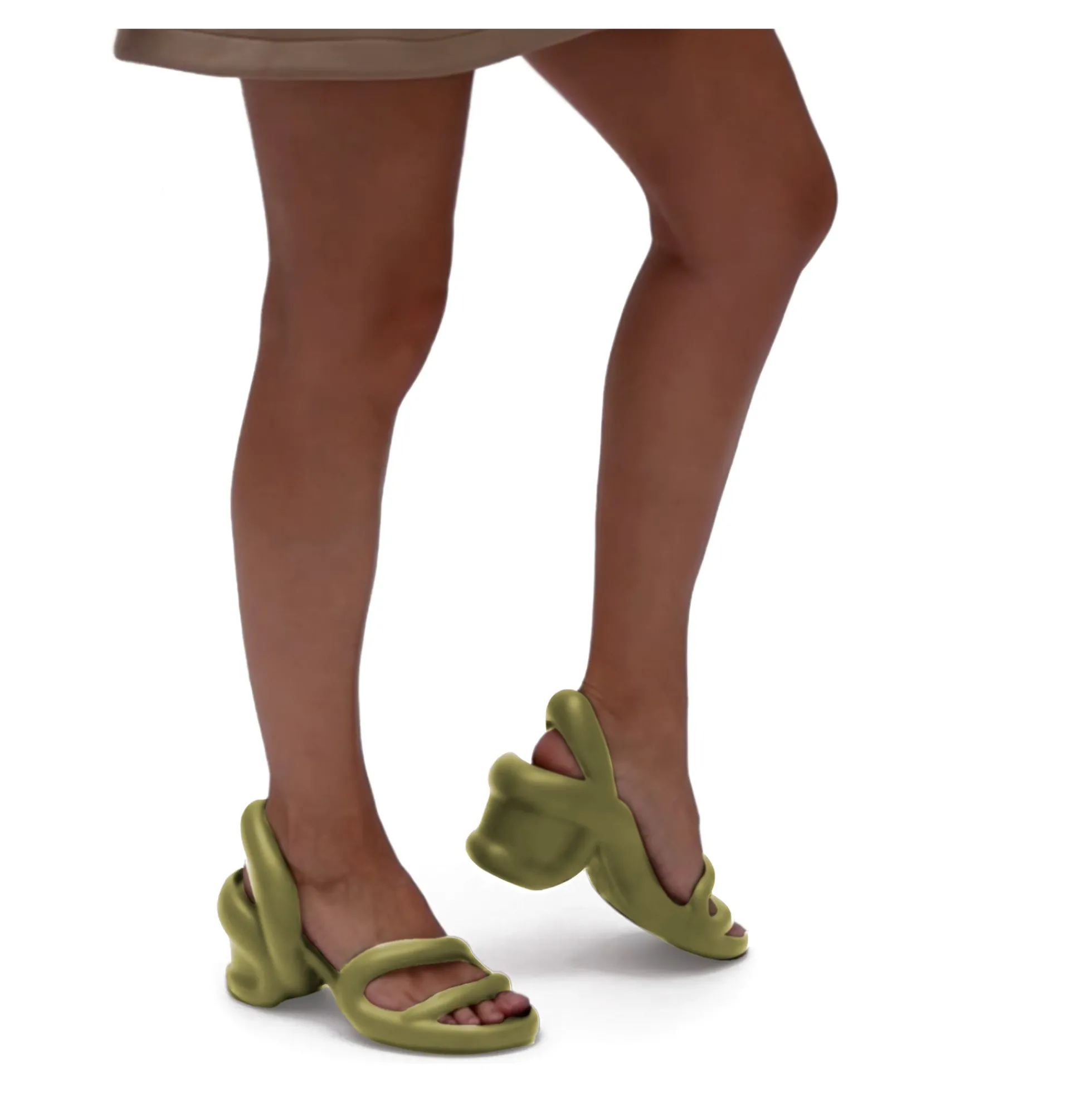CAMPER Sandalias con tacón de Mujer K200155 035 Verde