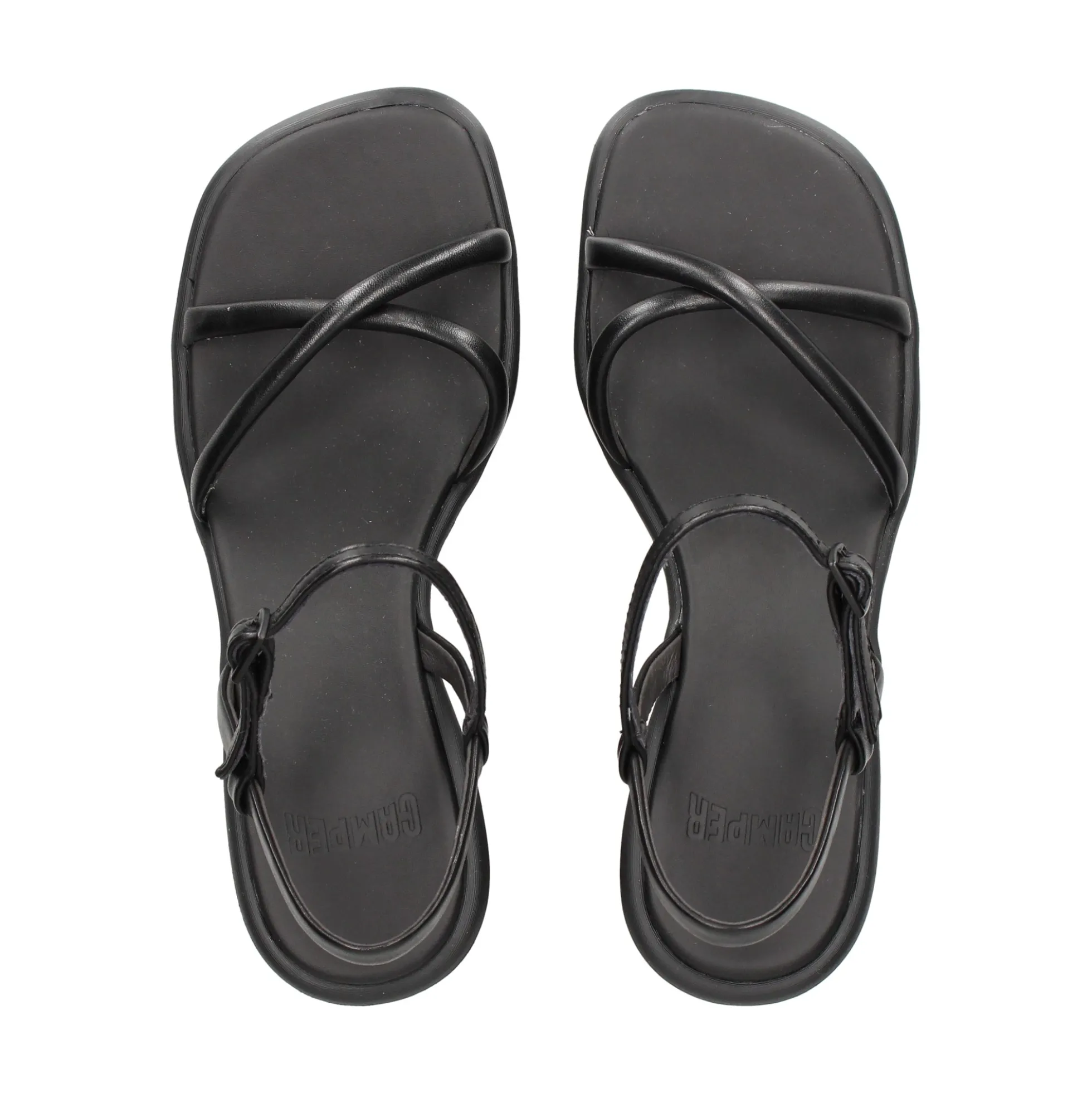 CAMPER Sandalias cuña de Mujer K201916 001 NEGRO