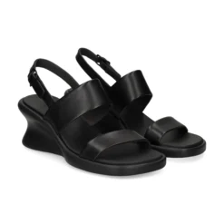 CAMPER Sandalias cuña de Mujer K201915 001 NEGRO