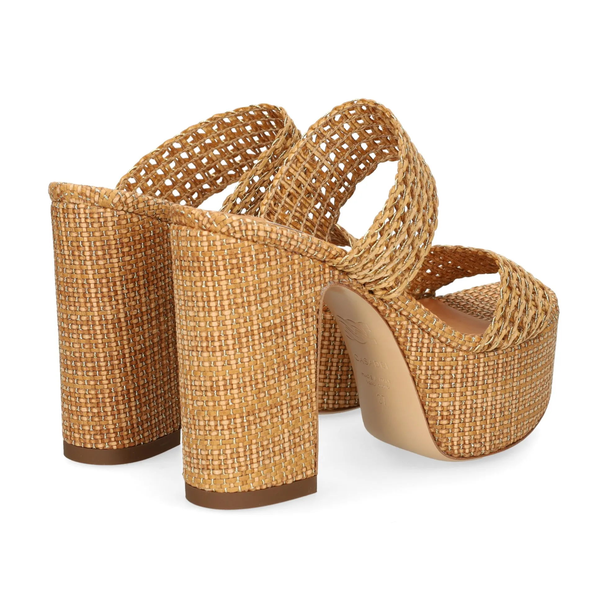 CASADEI Sandalias con plataforma de Mujer 1M468J1201C2778 2804 NATUR