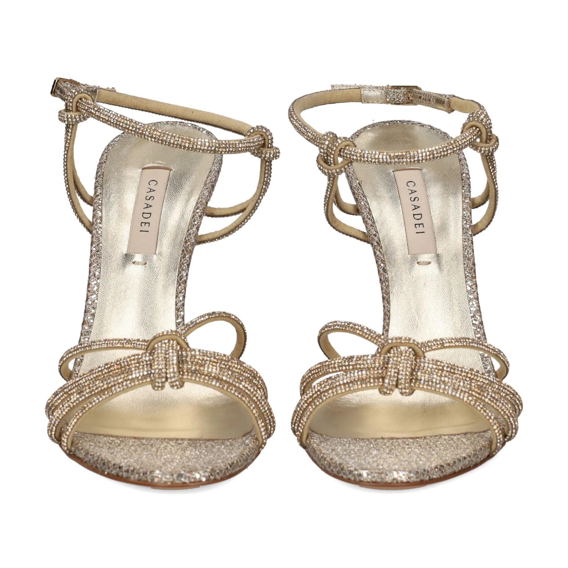 CASADEI Sandalias con tacón de Mujer 1L019Z100MC2151 B101 PLATINO