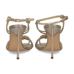 CASADEI Sandalias con tacón de Mujer 1L019Z100MC2151 B101 PLATINO