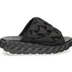 4CCCCEES Sandalias con plataforma de Mujer JABARA AMOR NEGRO