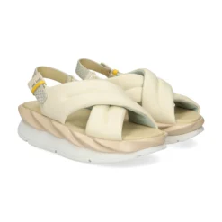 4CCCCEES Sandalias con plataforma de Mujer MELLOW MOA MARFIL