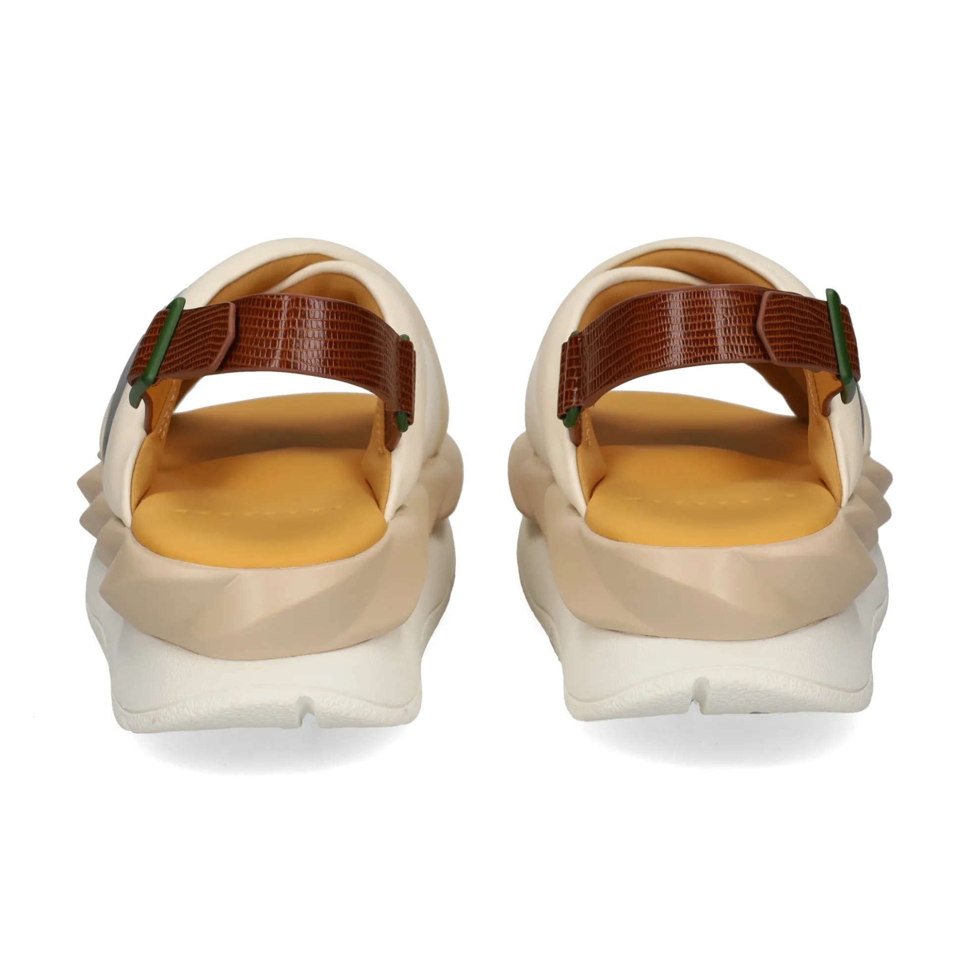 4CCCCEES Sandalias con plataforma de Mujer MELLOW MELA CREAM