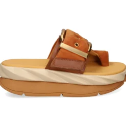 4CCCCEES Sandalias con plataforma de Mujer MELLOW GLOW SOFT BROWN