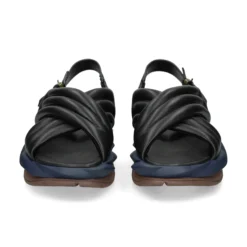 4CCCCEES Sandalias con plataforma de Mujer MELLOW MANA NEGRO