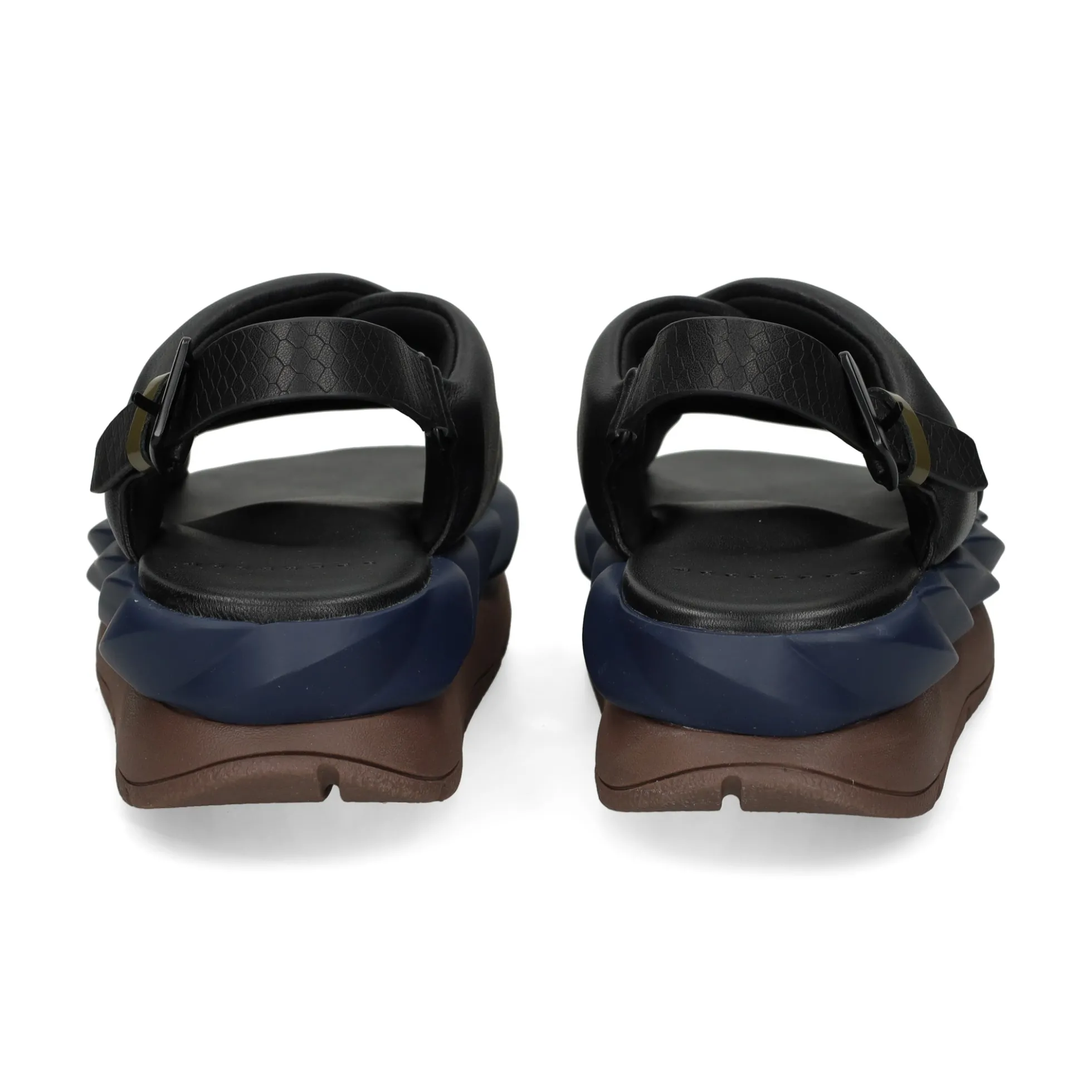 4CCCCEES Sandalias con plataforma de Mujer MELLOW MANA NEGRO