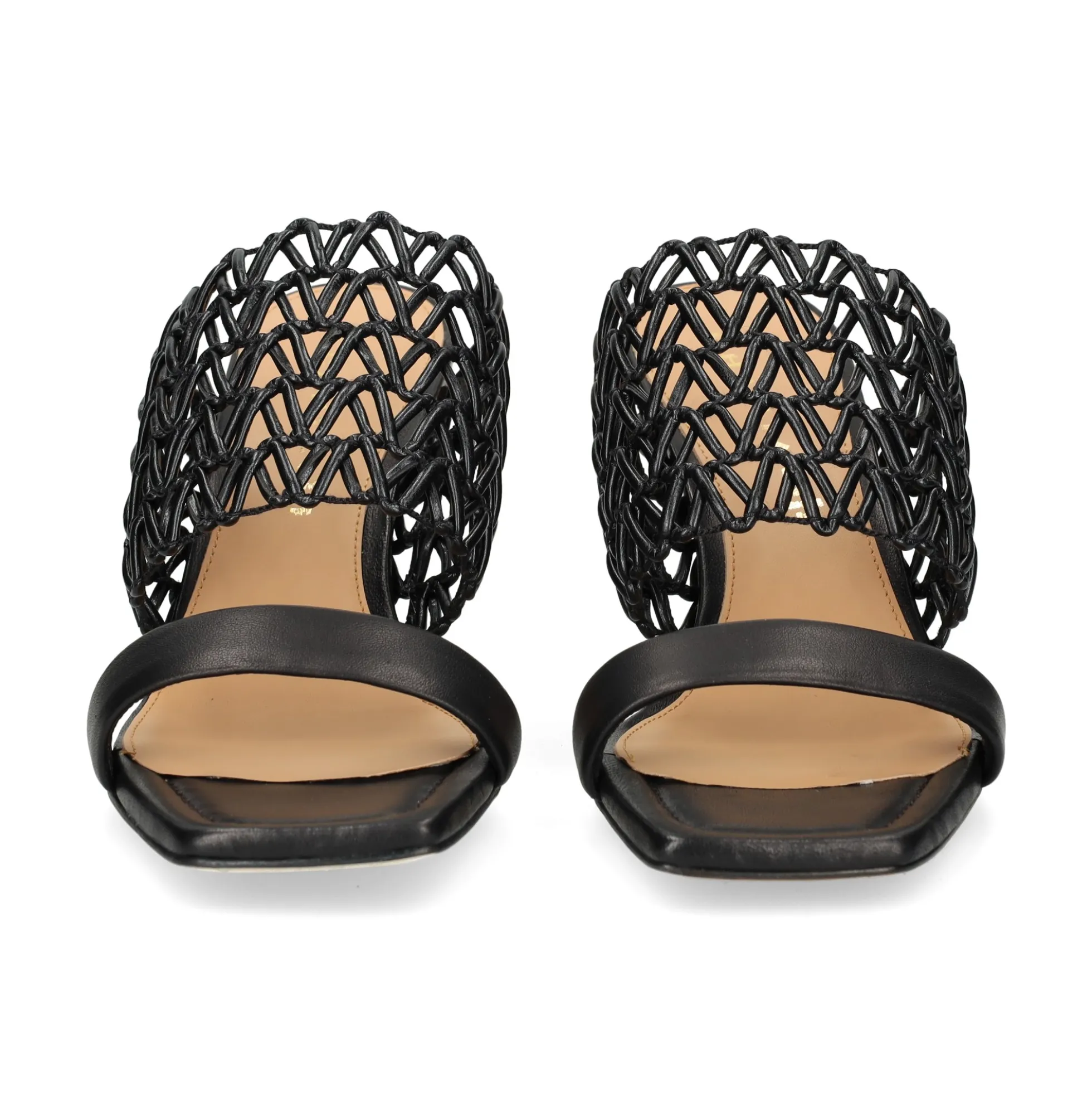 CHANTAL Sandalias con tacón de Mujer 2619 NEGRO