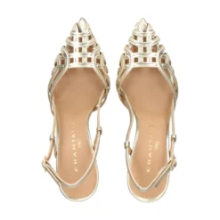 CHANTAL Zapatos de tacón alto 1987 PLATINO