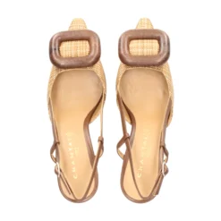 CHANTAL Zapatos de tacón medio de Mujer 2224 CASTORO-CUORO