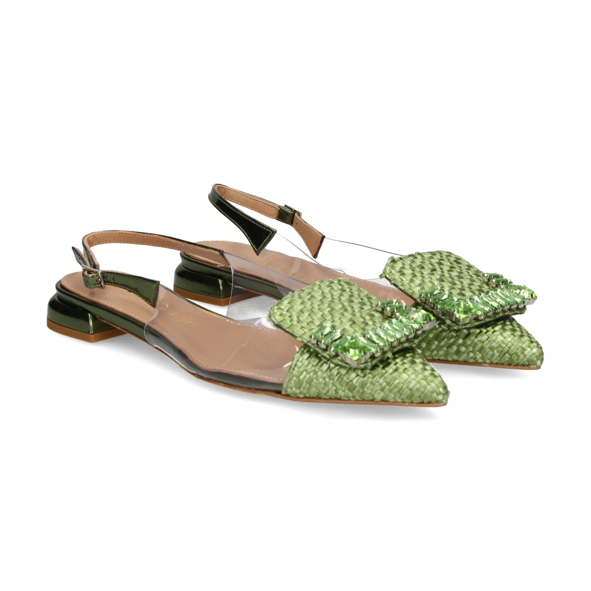 CHANTAL Zapatos planos de Mujer 1941 VERDE