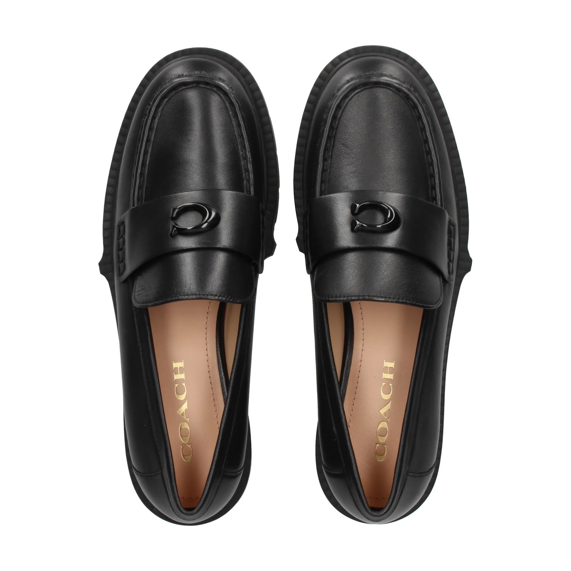 COACH Mocasines de Mujer CB990 NEGRO