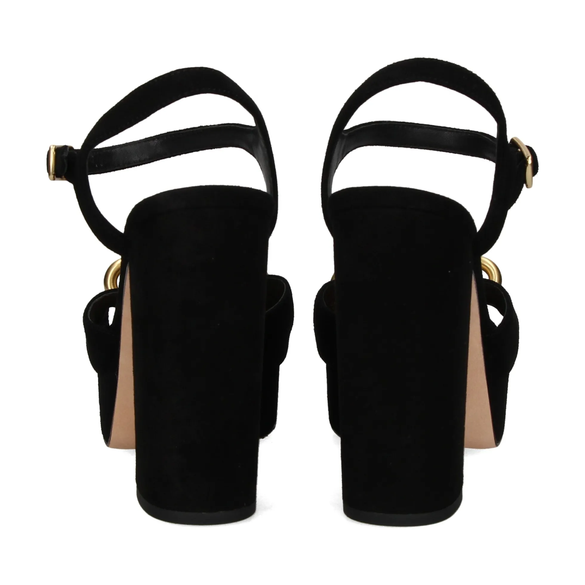 COACH Sandalias con plataforma de Mujer CK007 NEGRO