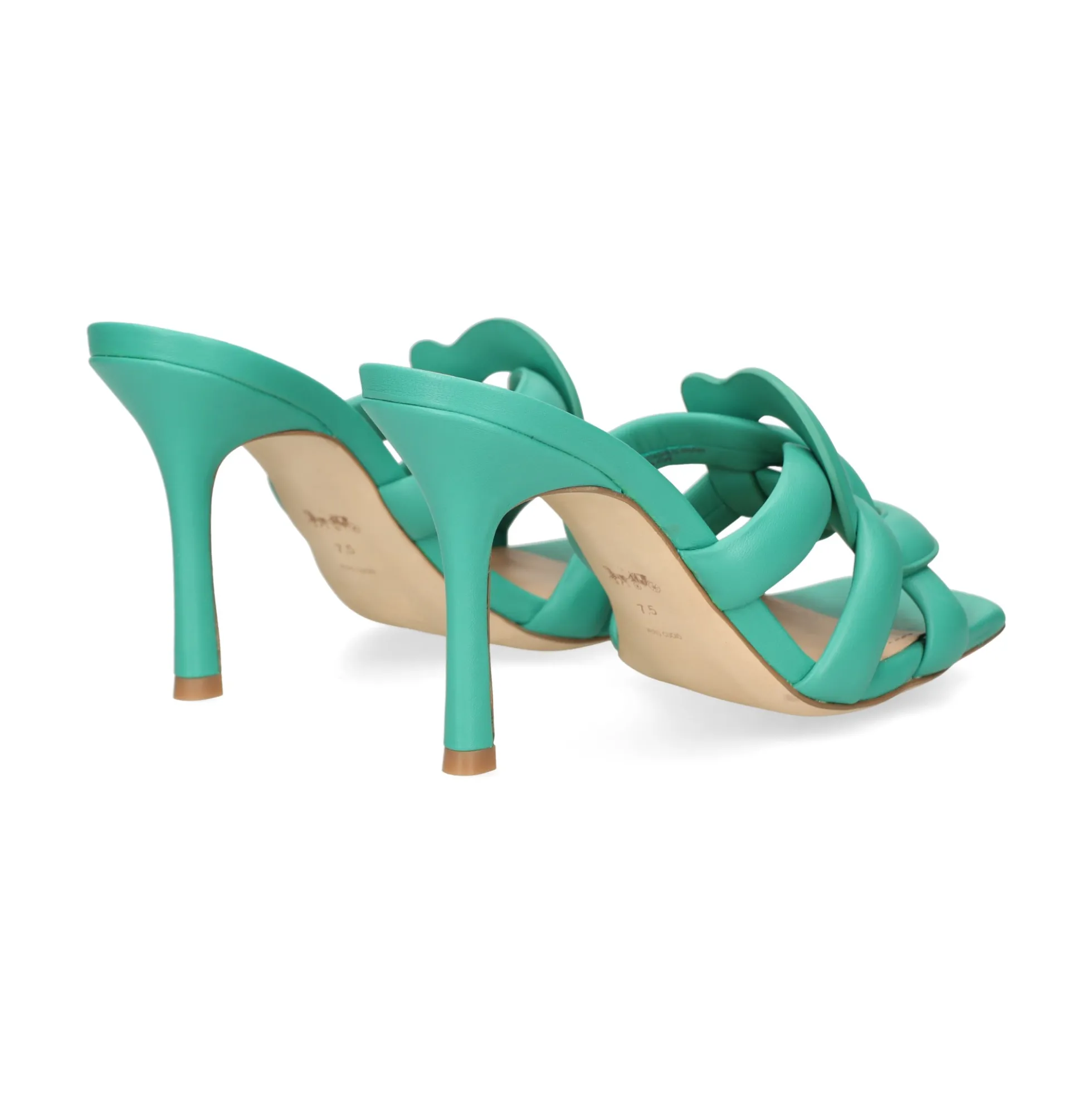 COACH Sandalias con tacón de Mujer C8985 bright green