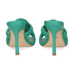 COACH Sandalias con tacón de Mujer C8985 bright green