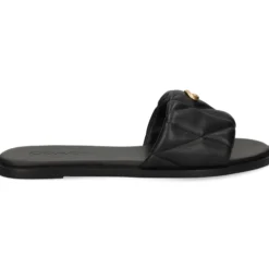 COACH Sandalias planas de Mujer CCM04 NEGRO