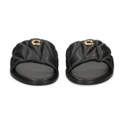 COACH Sandalias planas de Mujer CCM04 NEGRO
