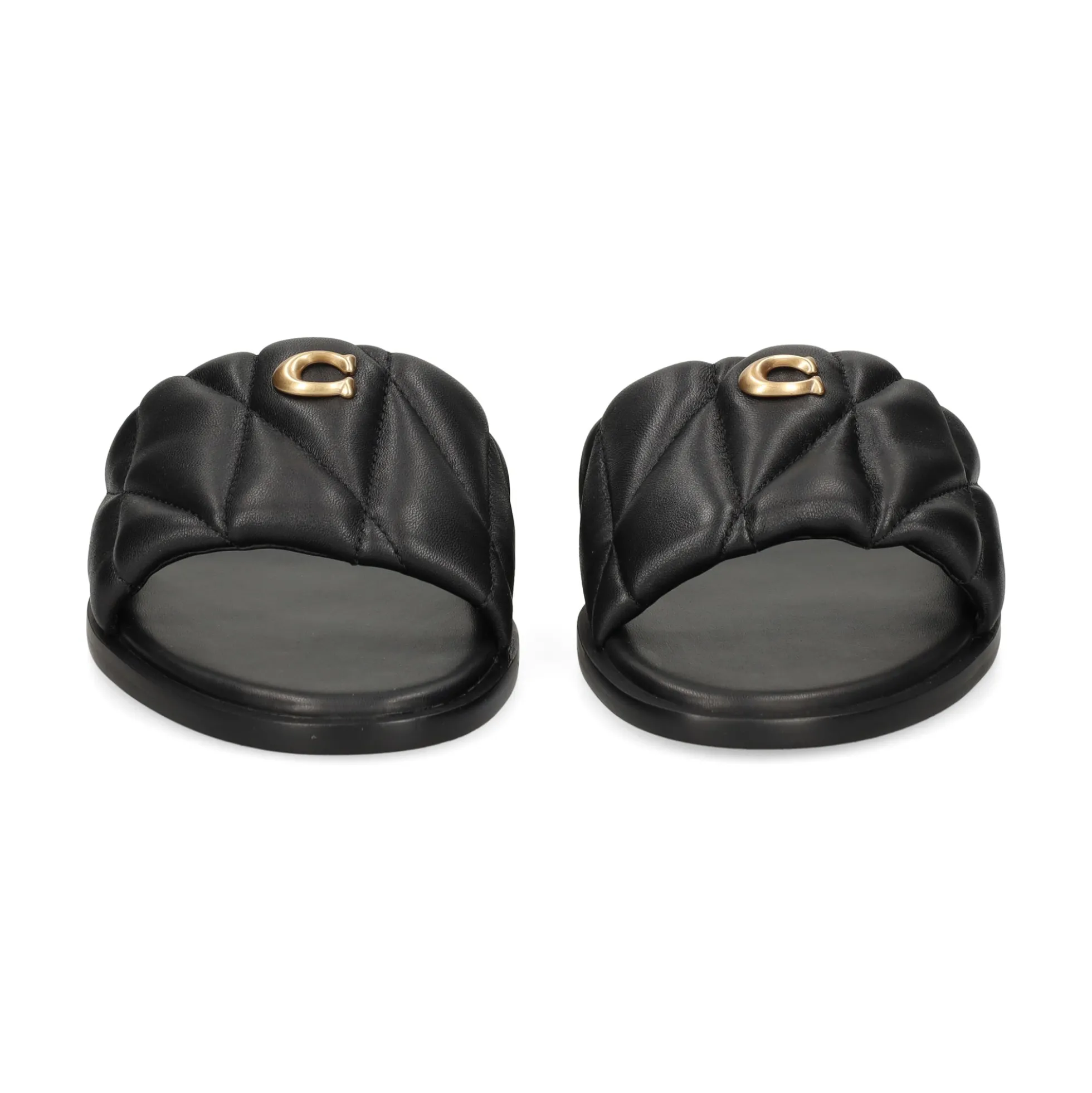 COACH Sandalias planas de Mujer CCM04 NEGRO