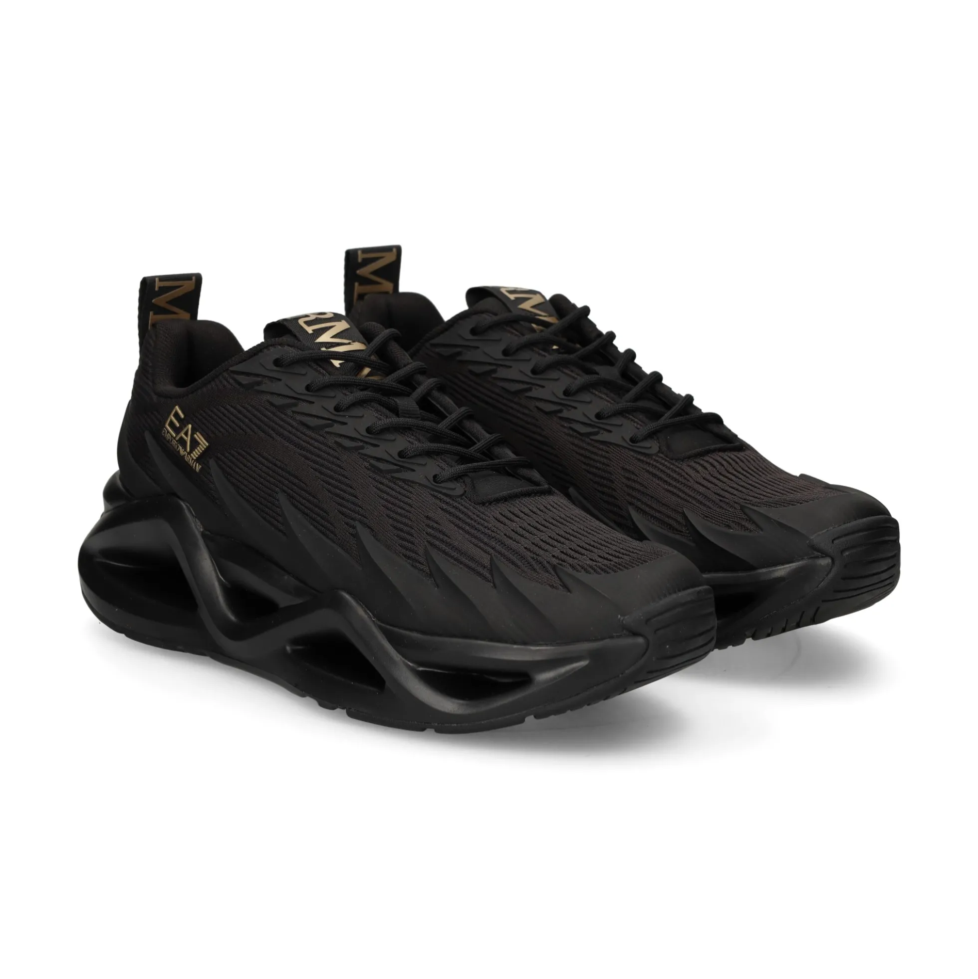 EA7 Zapatillas de Hombre 7X000304 MC021 BLACK/GOL