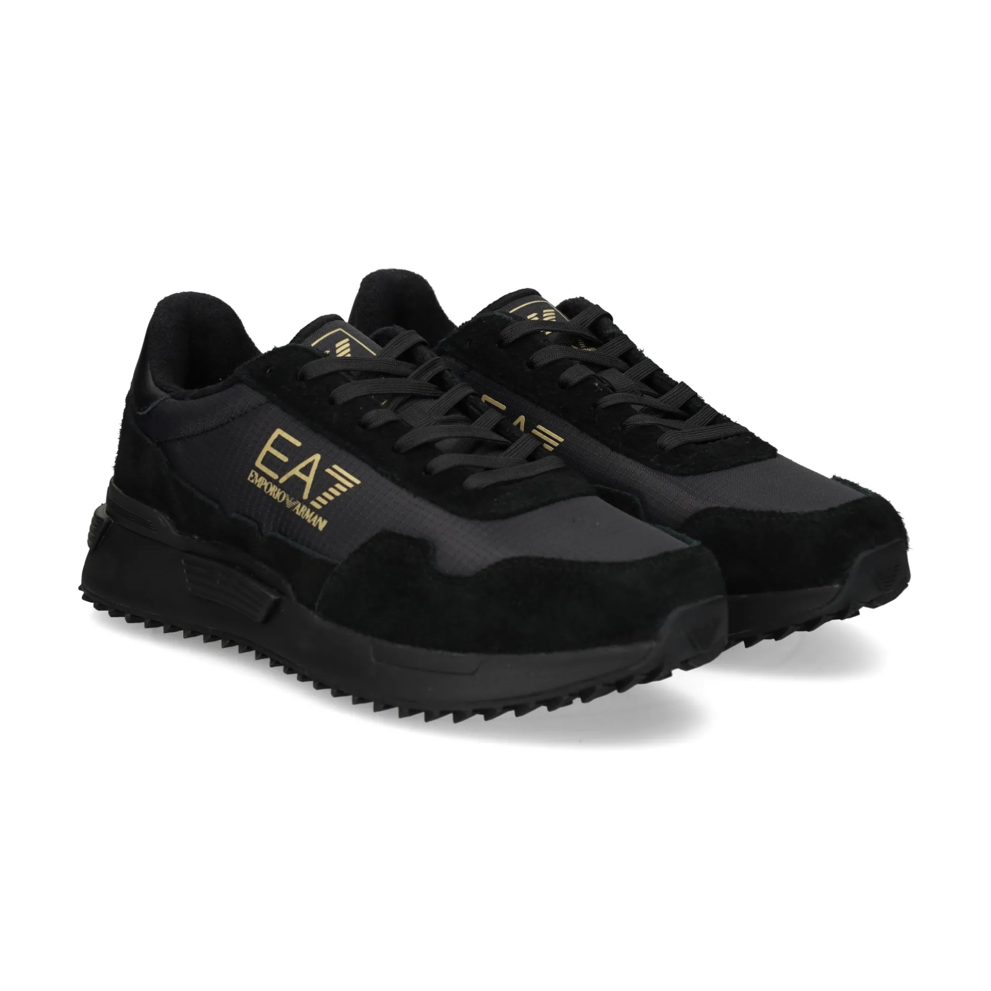 EA7 Zapatillas de Hombre 7X000380 MZ177 BLACK/GOL