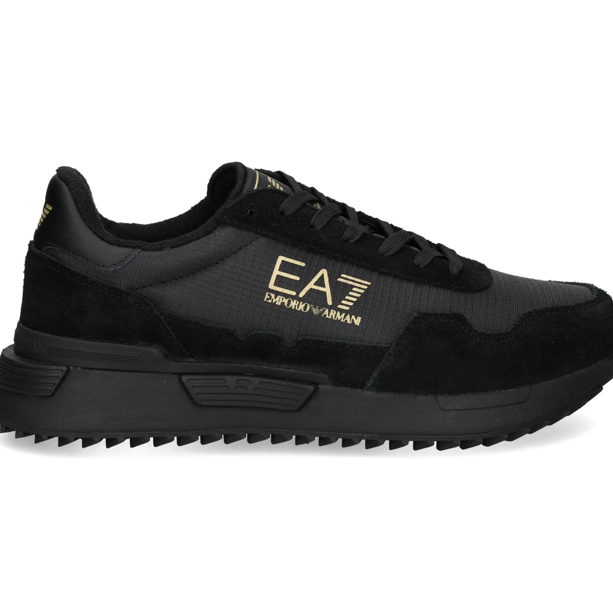 EA7 Zapatillas de Hombre 7X000380 MZ177 BLACK/GOL