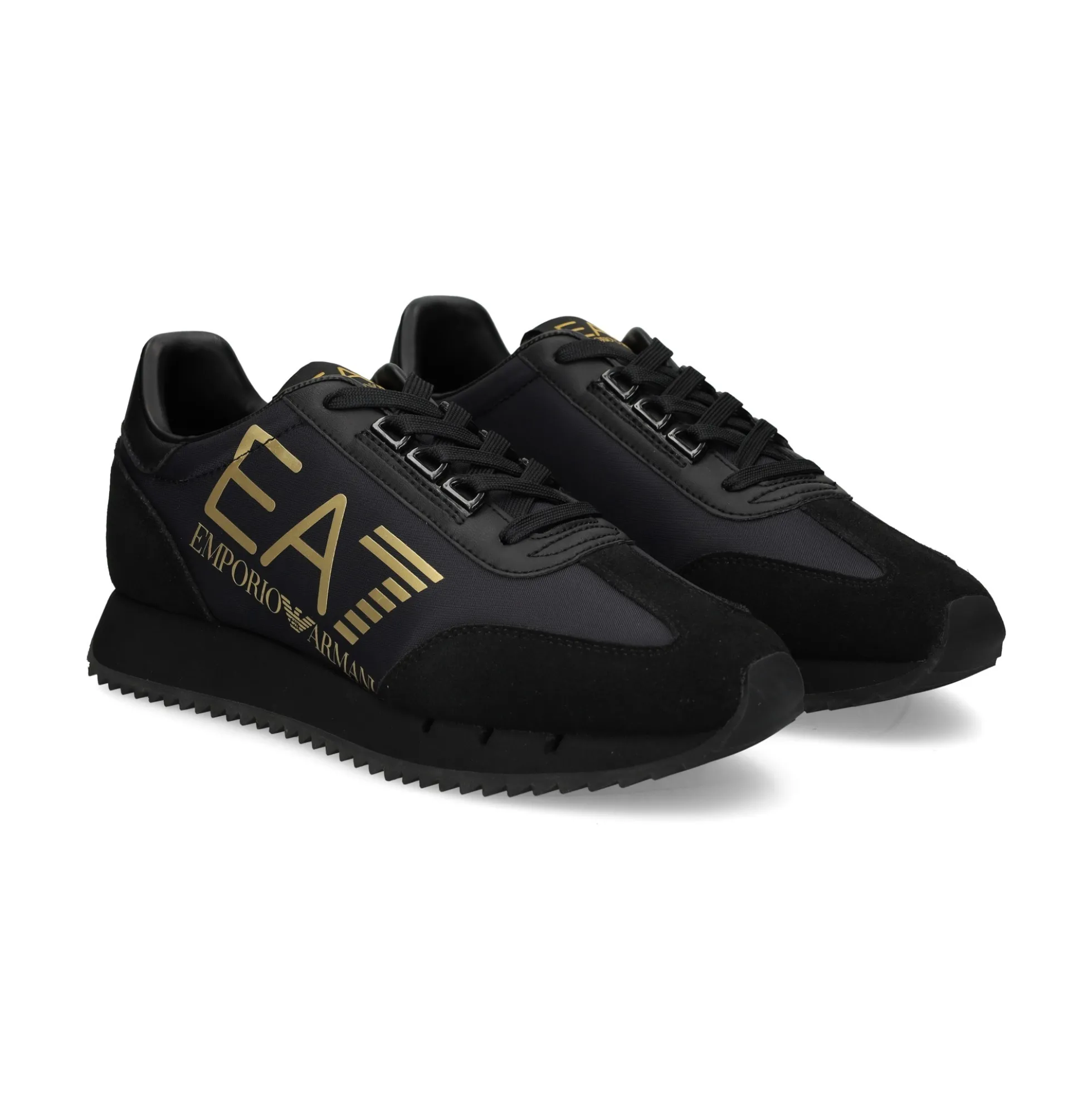 EA7 Zapatillas de Hombre 7X000541 MZ177 BLACK/GOL