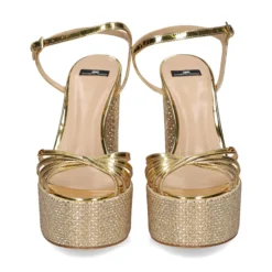 ELISABETTA FRANCHI Sandalias con plataforma de Mujer SA07L37E2 610 ORO