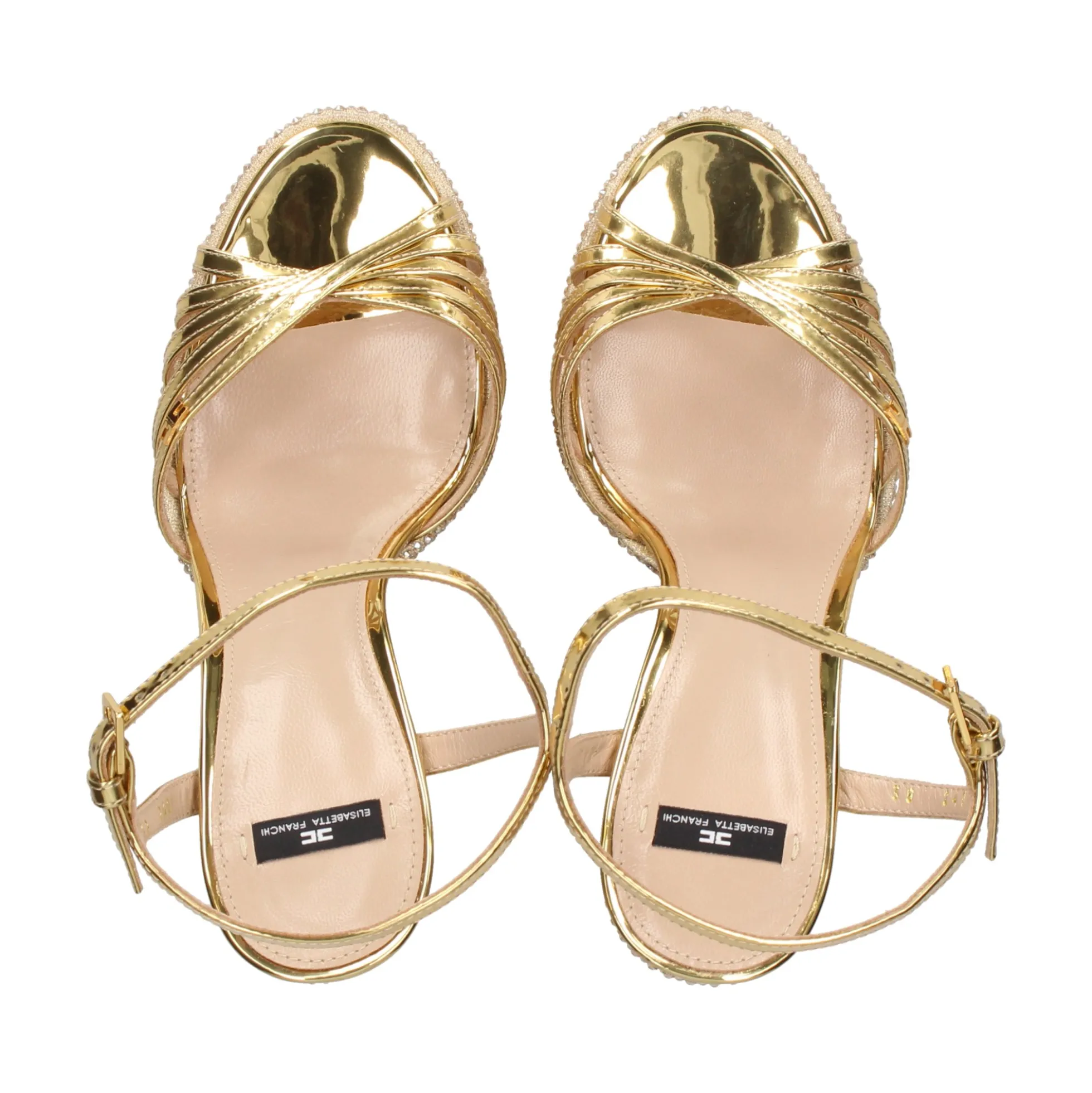 ELISABETTA FRANCHI Sandalias con plataforma de Mujer SA07L37E2 610 ORO