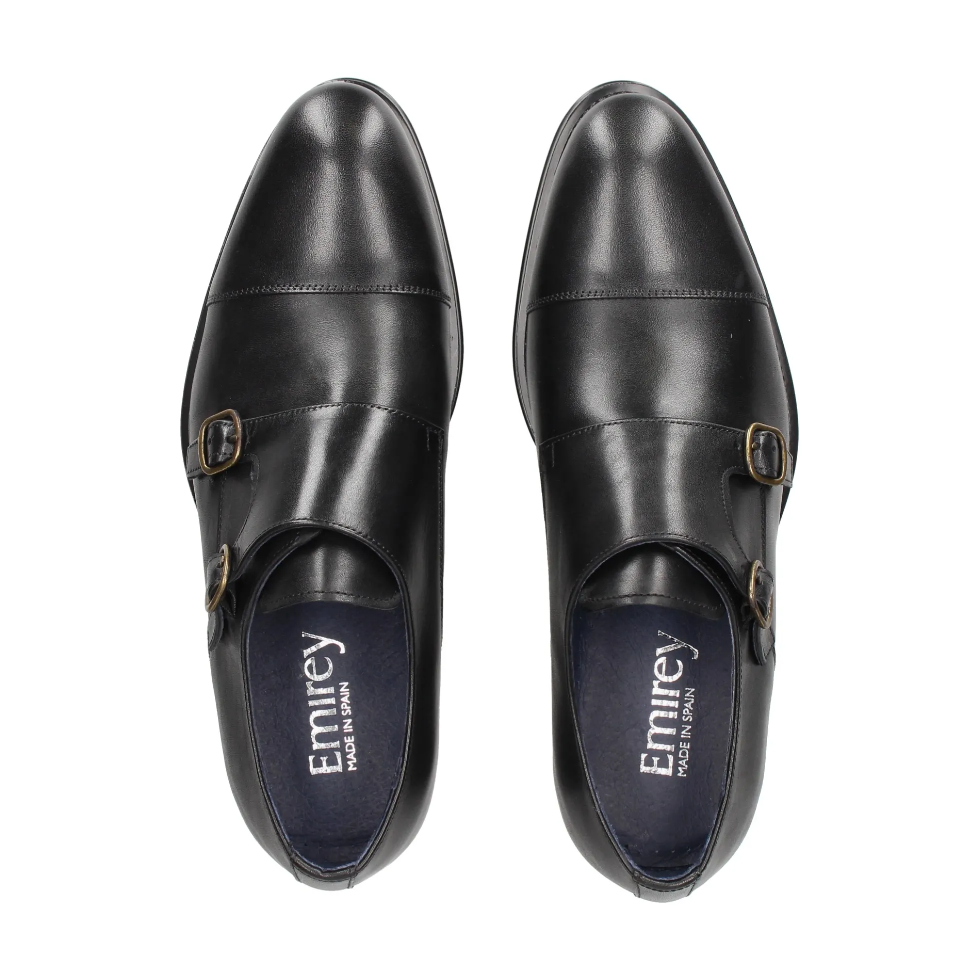 EMIREY Mocasines de Hombre E-500 NEGRO