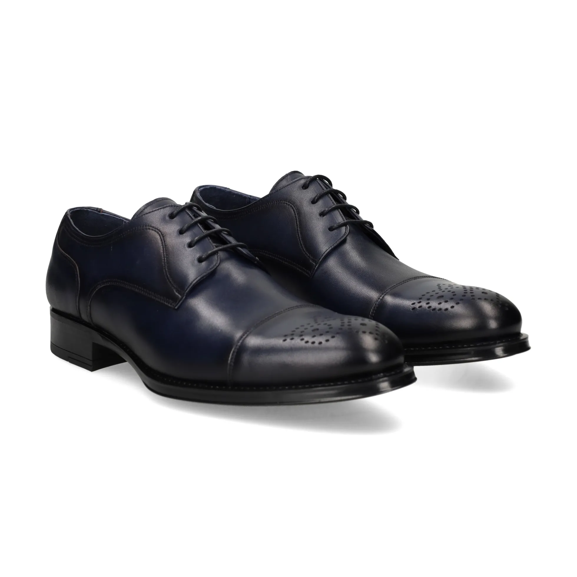 EMIREY Zapatos de vestir de Hombre E-504 AZUL