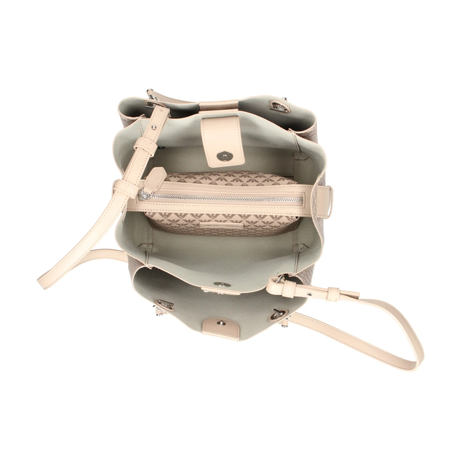 EMPORIO ARMANI Bolsos Y3D159 F1075 ECRU/T.MO