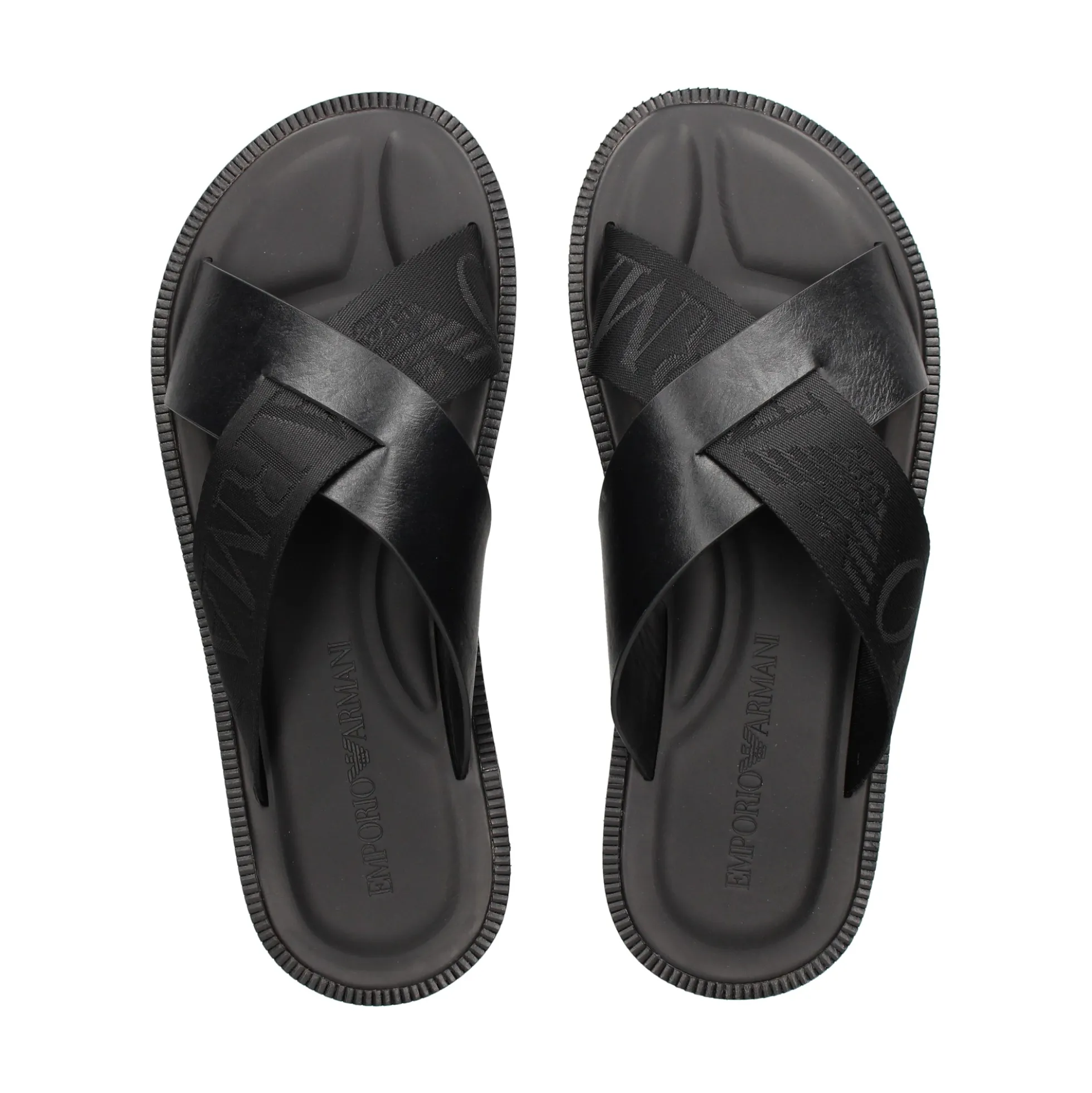 EMPORIO ARMANI Sandalias de Hombre X4P124 K001 BLACK/BLAC