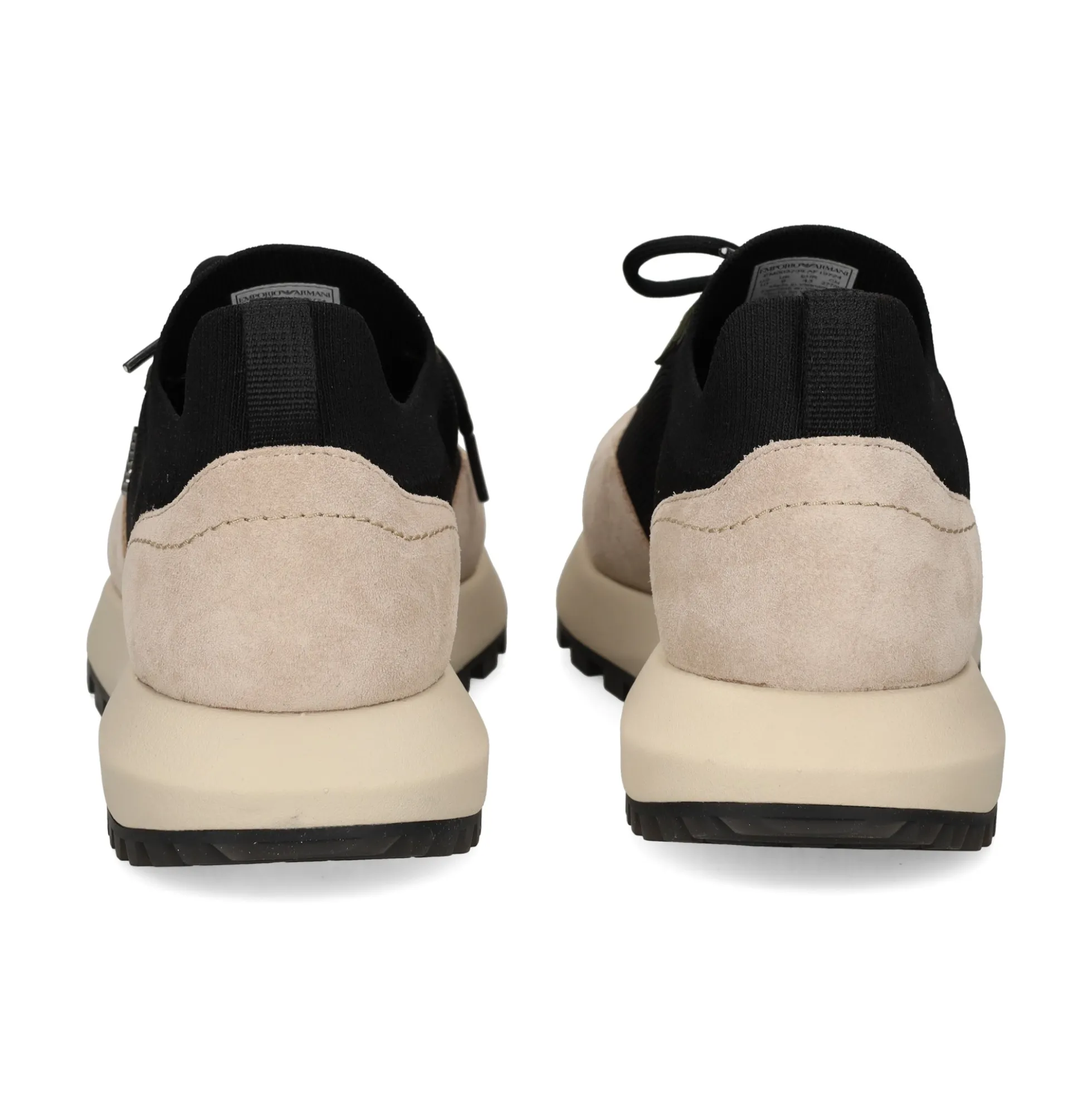 EMPORIO ARMANI Zapatillas de Hombre EM003739 M1013 BEIGE+BLA