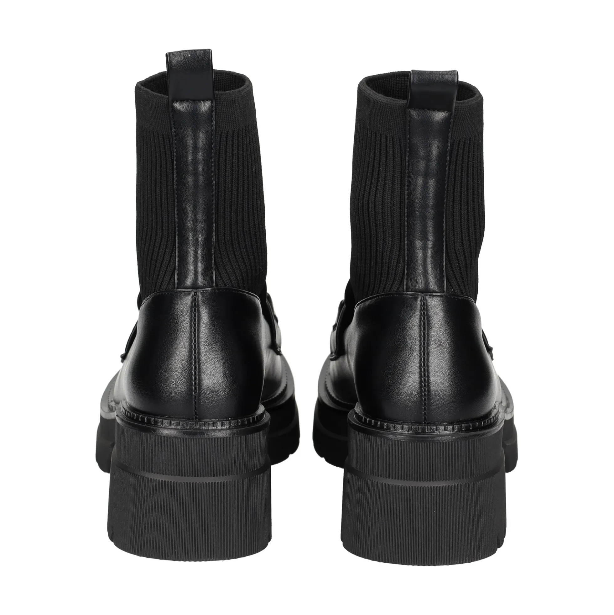 EXE Botines con tacón de Mujer B079-H227 NEGRO