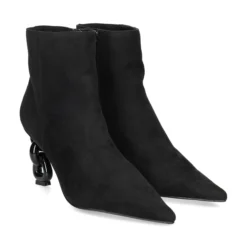 EXE Botines con tacón de Mujer SAMANTHA-810 NEGRO