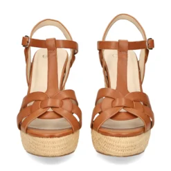 EXE Sandalias con plataforma de Mujer OPHELIA-907 TAN