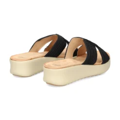 EXE Sandalias con plataforma de Mujer BZX23170-R7 NEGRO