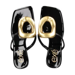 EXE Sandalias con tacón de Mujer SISSY-895 NEGRO