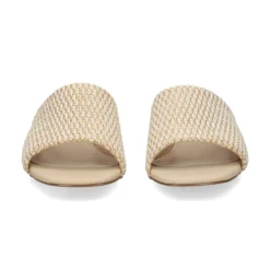 EXE Sandalias con tacón de Mujer KATY-400 BEIGE