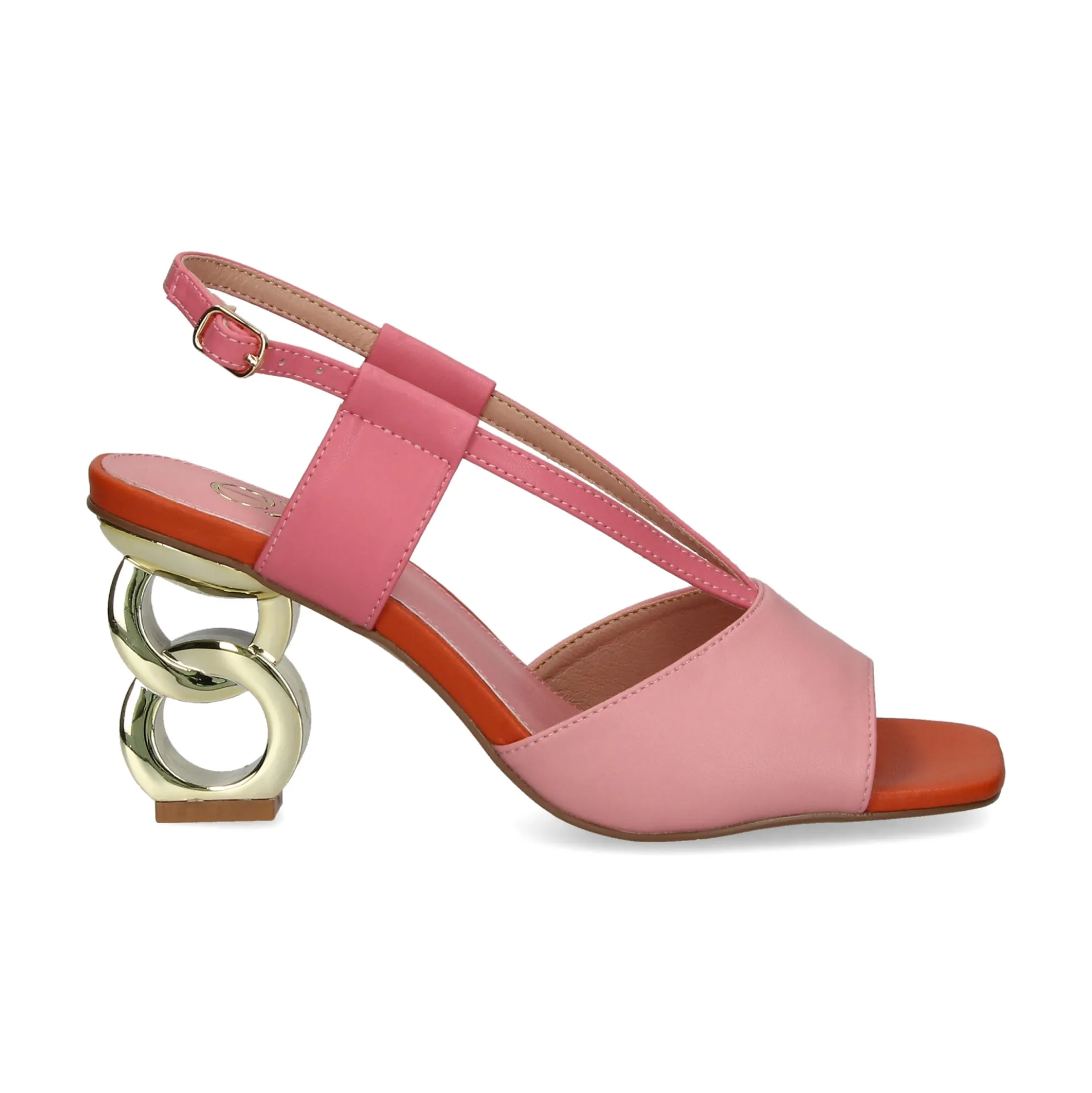 EXE Sandalias con tacón de Mujer LILIAN-164 ROSA